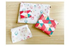 No.105 zip pouch set （1set） ／ 小物入れ ポーチ 福島県 特産品