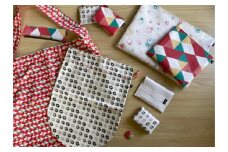 No.107 travel set （1set） ／ 巾着 ポーチ バッグ 福島県 特産品
