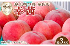 No.140 もも（幸茜）　特秀3kg　桑折町産　JAふくしま未来　桃 ／ モモ 果物 フルーツ 福島県 特産品