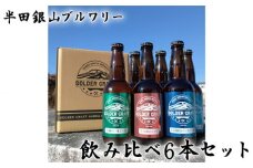 No.208 半田銀山ブルワリー　飲み比べ6本セット　330ml×6本 ／ クラフトビール お酒 ペールエール 福島県