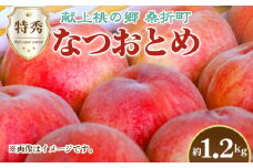 No.226 もも（なつおとめ）特秀　1.2kg　桑折町産　JAふくしま未来　桃 ／ モモ 果物 フルーツ 福島県 特産品