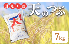 【令和6年産】米　国見町産 天のつぶ　 7kg＜小坂アグリ株式会社＞ ※沖縄・離島への配送不可 ※2024年10月中旬～2025年2月頃に順次発送予定