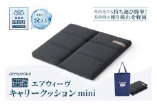 エアウィーヴ キャリークッションmini | airweave おすすめ エアウィーブ air weave 洗える 洗濯 クッション 座布団 椅子 持ち運び ベルト付き