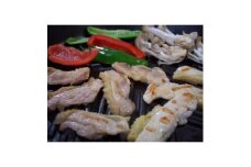 川俣シャモ　焼肉セット　スライス200g、厚切りスライス200g、サイコロステーキ300g【1064181】