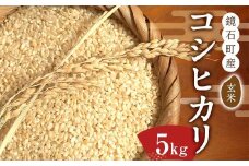 【先行予約】令和7年産 鏡石町産コシヒカリ玄米 5kg 米 コメ こめ F6Q-326