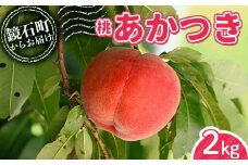 ＜先行予約＞福島県産 甘くてジューシー 桃 あかつき 2kg （7玉～10玉） もも フルーツ 果物 F6Q-296