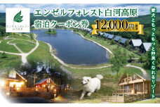 エンゼルフォレスト白河高原で使える宿泊クーポン券（12,000円相当） F21T-097