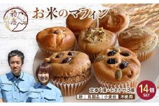 グルテンフリー  お米のマフィン 14個セット 低糖質 糖質オフ ヘルシー 米粉 お菓子 洋菓子 おやつ デザート スイーツ F21T-196