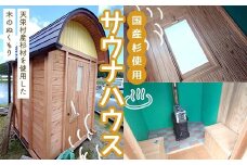 国産杉使用　木のぬくもり サウナハウス（4名用） F21T-325