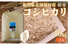 【玄米】【令和6年産】【新米】会津・北塩原村産「コシヒカリ」10kg（大塩棚田米・標高500ｍ里山栽培） 【 ふるさと納税 人気 おすすめ ランキング コシヒカリ 米 10kg 白米 お米 国産 コメ こめ おコメ おこめ ブレンド米 ブレンド ご飯 白飯 ごはん 玄米 ゴハン おにぎり 福島県産 棚田米 福島県 北塩原村 送料無料 】 KBK012