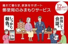 みまもり訪問サービス(12か月) 訪問サービス 12ヶ月 郵便局 みまもり 訪問 サービス 日本郵便 家族 F4D-0494