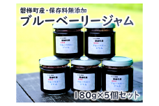 ブルーベリー　ジャムセット　180g×5個