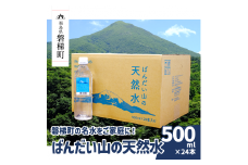 【ふるさと納税】【日本名水百選】ばんだい山の天然水　500ml×24本