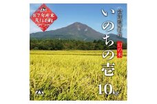 【予約】【令和7年産・新米】幻の米 いのちの壱 特別栽培米　10kg【減農薬・減化学肥料】