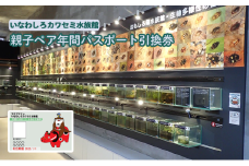 ＼レビュー投稿でお米プレゼント／いなわしろカワセミ水族館親子ペア年間パスポート引換券 [№5771-1170]