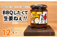 ＼レビュー投稿でお米プレゼント／BBQしたくて生姜ねぇ!!かけタレ12本セット 【しょうが 国産 醤油漬け バーベキュー 焼肉 たれ ごはんのお供 お弁当 調味料 おつまみ 肴 薬味 隠し味 猪苗代町 福島県】[№5771-1329]