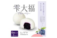 雫大福ブルーベリー6個入×2セット ※沖縄・離島への配送不可