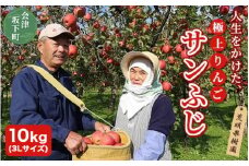 17-D　[予約開始！]　荒明果樹園　人生をかけた、極上りんご（サンふじ）10kg（3Lサイズ）｜りんご リンゴ 林檎 果物 くだもの フルーツ 福島県 会津坂下町　※2024年11月末頃～順次発送予定