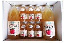 16-Ｆ　相良農場　りんごジュース　品種違いの味が楽しめる大瓶小瓶セット