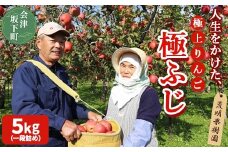 17-I　[予約開始！]　荒明果樹園　人生をかけた、極上りんご（極ふじ）5kg（一段詰め） ｜ りんご リンゴ 林檎 果物 くだもの フルーツ 福島県 会津坂下町　※2025年11月上旬頃より順次発送予定