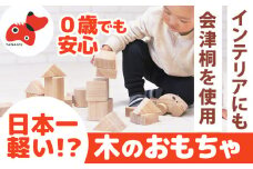 日本一軽い木材＜桐＞を使用!木のおもちゃ「会津桐つみき」(3段・39ピース・収納BOX付)【1142528】