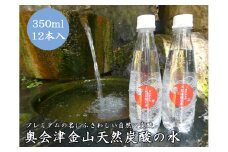 奥会津金山天然炭酸の水（350mlペットボトル）12本