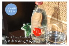 奥会津金山天然炭酸の水（330mlビン）24本