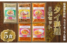 ラクうま！おうち本格タイ料理 5種セット（ガパオガイ、グリーンカレー、タレーポットポンカリー、トムヤムクンスープ、カオソイスープ、各種1個） F6U-226