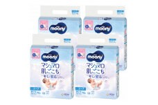 ムーニー　新生児用　76枚×4袋_ムーニー おむつ moony マシュマロ 赤ちゃん ベビー用品 消耗品 新生児用 Sサイズ 人気 おすすめ 送料無料 贈答 プレゼント メーカー ユニ・チャーム【1354033】