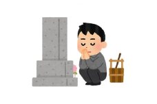 ＜鮫川村＞お墓参り代行サービス(生花・線香のお供え)【1247973】