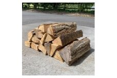 鮫川村産 乾燥薪 約15kgセット(ナラ・クヌギ)約30cmカット【1447938】