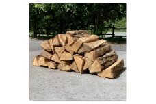 鮫川村産 乾燥薪 約25kgセット(ナラ・クヌギ)約30cmカット【1447939】