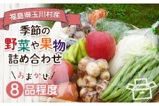 FT18-256 季節の産直売場の野菜と果物詰め合わせ（小）
