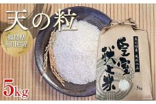FT18-261 令和6年度産 新米 天のつぶ 5kg 福島県玉川村産 こめ コメ オリジナルブランド米