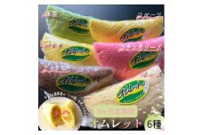 ＜毎月定期便＞名菓「おのまちオムレット」 オムレット 6種類全3回【4069353】