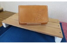 富岡町の木刻印名刺入れ