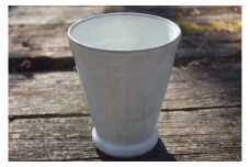 土志工房【フリーカップ しのぎ台付】9×9×11.5 陶器 焼き物
