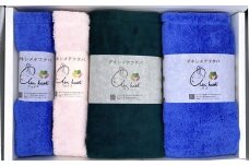 【エアーかおる】ダキシメテフタバ フェイスタオル２枚＋バスタオル２枚 ギフト 双葉町産
