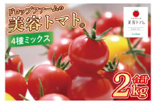【10月中旬より順次発送】ドロップファームの美容トマトおまかせ2kg箱(４種ミックス)【とまと フルーツトマト 野菜ソムリエ 栄養士 アイコ イエローアイコ 小鈴 フルティカ 野菜 フレッシュ 水戸市 茨城県】（CK-102）