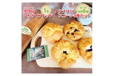 常陸国（ひたちのくに）はちみつブレッドとアメリカンスコーン4種（大・小）セット【ベーカリー パン 蜂蜜  ハチミツ 国産はちみつ おやつ 食事 セット 詰め合わせ 卵不使用 焼き菓子 水戸市 水戸 茨城県 冷凍 20000円以内 2万円以内】（DD-7）