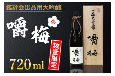【数量限定】鑑評会出品用大吟醸嚼梅【お酒 酒 大吟醸 日本酒  山田錦 雫酒 水戸市 水戸 茨城県 30000円以内 3万円以内】（DA-5）