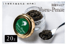 【12月より発送】【数量限定】国産キャビアVoeu-Pense【茨城県共通返礼品/河内町】【国産 キャビア 高級 冷凍 珍味 贈答 手土産 水戸市】（GQ-1）