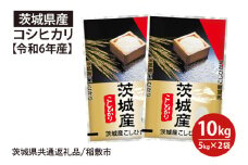 【令和6年産】茨城県産コシヒカリ10kg(5kg×2袋)（茨城県共通返礼品/稲敷市）【米 お米 コメ ごはん 茨城県 コシヒカリ 白米】（HV-5）