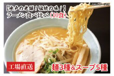 EM-2　【水戸の老舗！伝統の味！】ラーメン食べ比べ（10食）麺3種スープ5種【工場直送】
