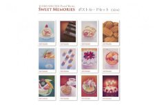 七字純子パステル画〈SWEET MEMORIES〉ポストカードセット（12種）【パステル画 ポストカード カード セット 苺 ショートケーキ 七字純子 茨城県 水戸市】（FZ-5）