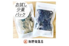 塩蔵わかめ 80g×1パック 青のりとろろ 22g× 1パック セット【共通返礼品/大洗町】【ワカメ とろろ昆布 免疫力  腸内細菌 ミネラル 海藻 乾物 味噌汁 スープ うどん】（HC-13）