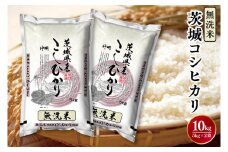 4/27受付終了！！令和6年産無洗米茨城コシヒカリ5kg×2【お米 こめ 米 こしひかり 無洗米 茨城県 茨城県産 30000円以下 3万円以下】（LL-4）