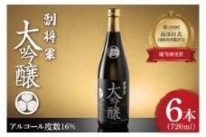 『副将軍』大吟醸 720ml×６本セット【日本酒 お酒 酒 IWC2020 金賞受賞 金賞 受賞 水戸市 茨城県】（DW-31）