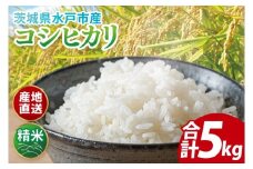 【数量限定】【令和6年度産】茨城県産コシヒカリ 5kg【米 おこめ こしひかり 農家直送 直送 水戸市 茨城県】(ND-1)