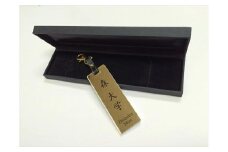〈オーダーメイド〉箱入りネームプレート　アクリルミラーゴールド　【金色オリジナル　プレゼント　名入り　ゴルフ　コンペ】